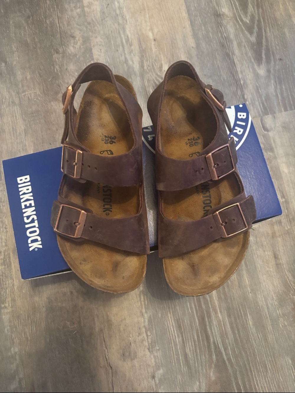 Women’s Milano Habana color Oiled Leather Size 5.5/6 - 36